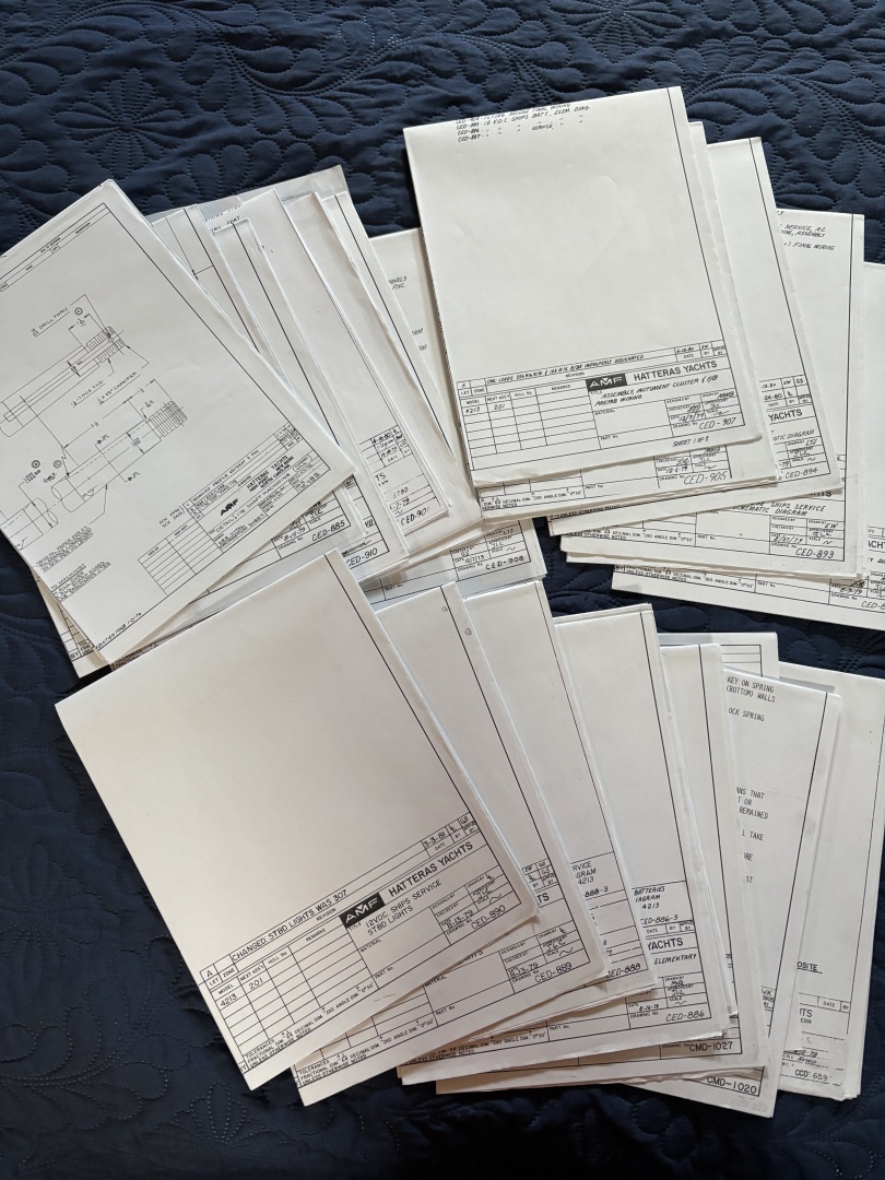 Hatteras-LRC 1981-RoBoat East Dubuque-Illinois-United States-42 Hatteras drawings-6248051 | Thumbnail