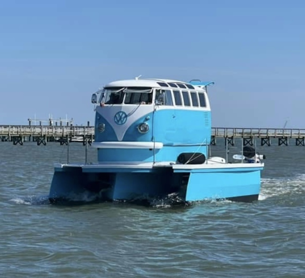 Custom-Whitacre Yacht Design VW Bus Tritoon 2024 -Charleston-South Carolina-United States-6256872