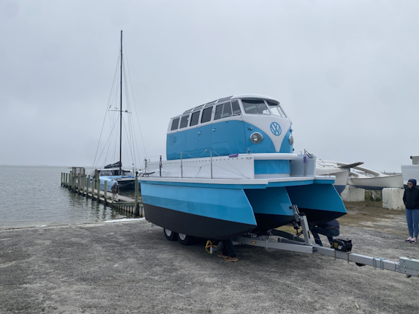 Custom-Whitacre Yacht Design VW Bus Tritoon 2024 -Charleston-South Carolina-United States-6256874