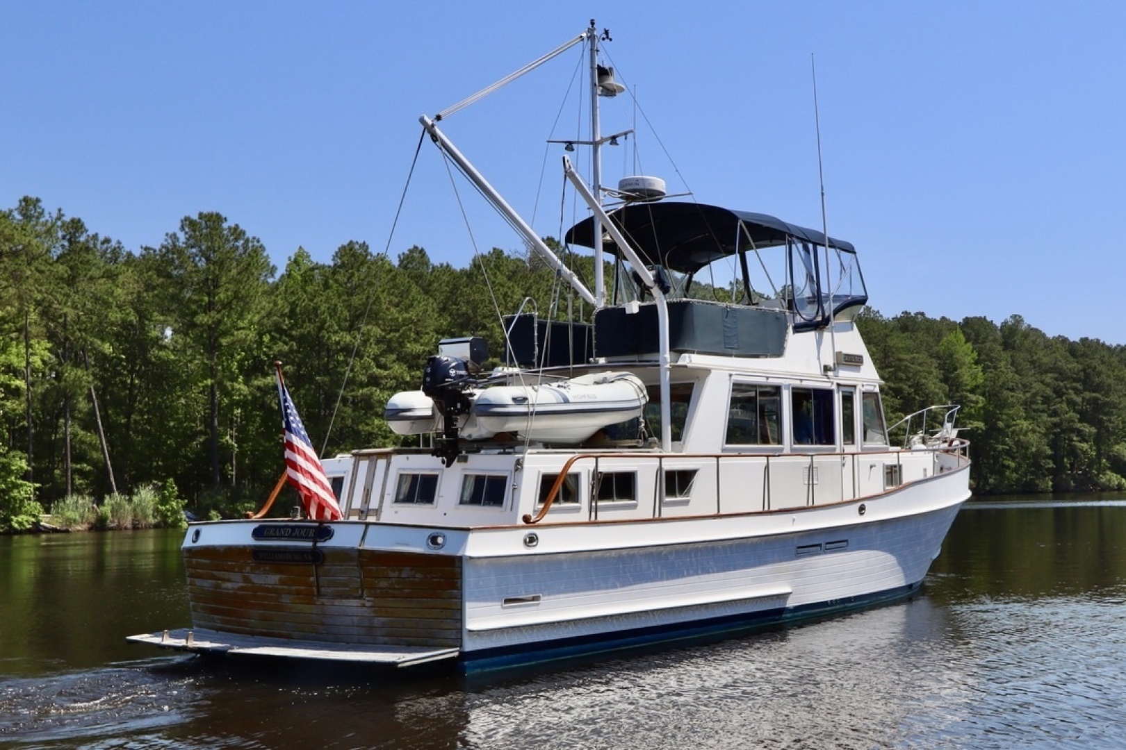 Grand Banks-46 Classic 1990-GRAND JOUR Chesapeake-Virginia-United States-Stern-6257748 | Thumbnail