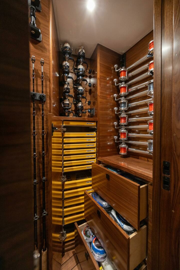 Viking-82 Convertible 2025-Boujie QUEPOS-Costa Rica-2025 82 Viking Convertible Boujie Tackle Room (7)-6811598 | Thumbnail