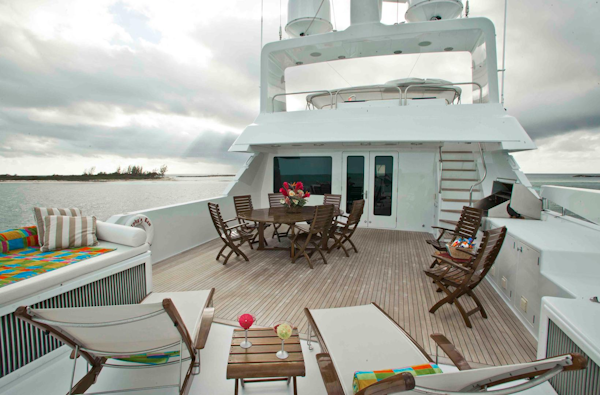 Delta Marine-Tri-Deck MY 1998-MURPHYS LAW Ft. Lauderdale-Florida-United States-Upper Aft Deck-617355
