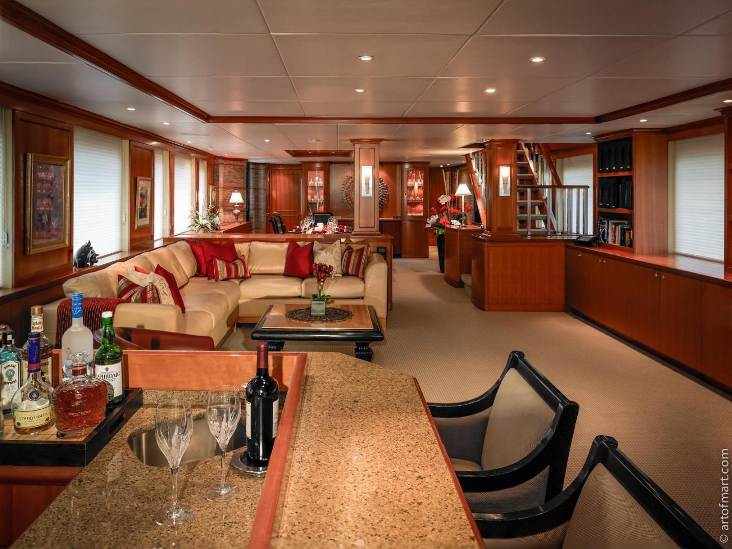 Delta Marine-Tri-Deck MY 1998-MURPHYS LAW Ft. Lauderdale-Florida-United States-Main Salon / Bar-617368 | Thumbnail