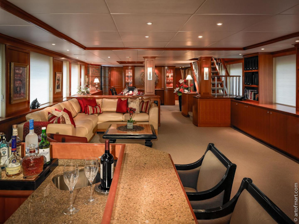 Delta Marine-Tri-Deck MY 1998-MURPHYS LAW Ft. Lauderdale-Florida-United States-Main Salon / Bar-617368