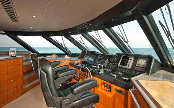 Delta Marine-Tri-Deck MY 1998-MURPHYS LAW Ft. Lauderdale-Florida-United States-Pilothouse-617376