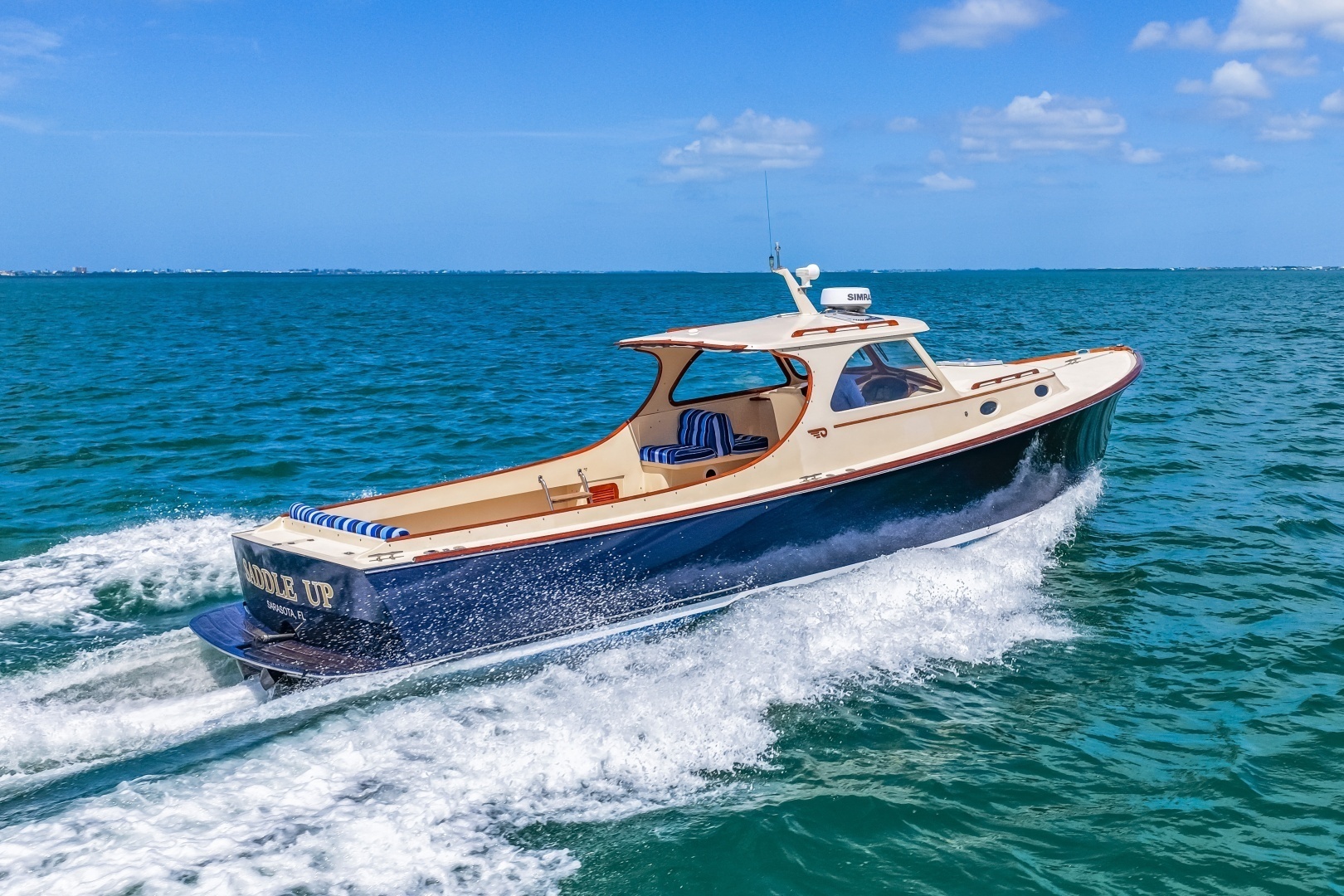 Hinckley-Picnic Boat 36 1998-Saddle Up Sarasota-Florida-United States-1998 36 Hinckley Picnic Boat Running Shot-6310531 | Thumbnail