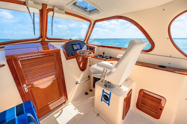 Hinckley-Picnic Boat 36 1998-Saddle Up Sarasota-Florida-United States-1998 36 Hinckley Picnic Boat Cockpit-6310477