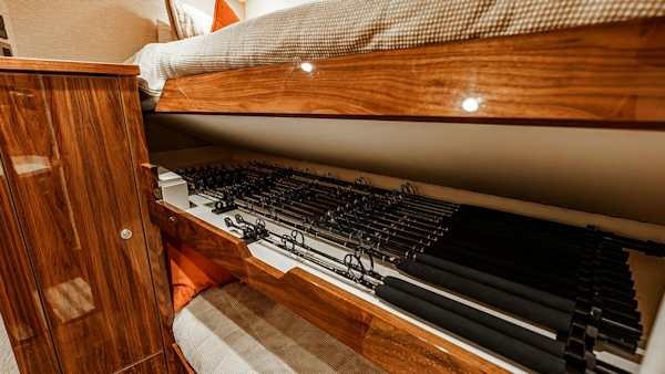 Viking-80 Skybridge 2019-PARTY OF FIVE San Diego-California-United States-2019 Viking 80 Skybridge PARTY OF FIVE  Angler-Focused Guest Cabin with Integrated Rod Storage & Premium Comfort-6802024