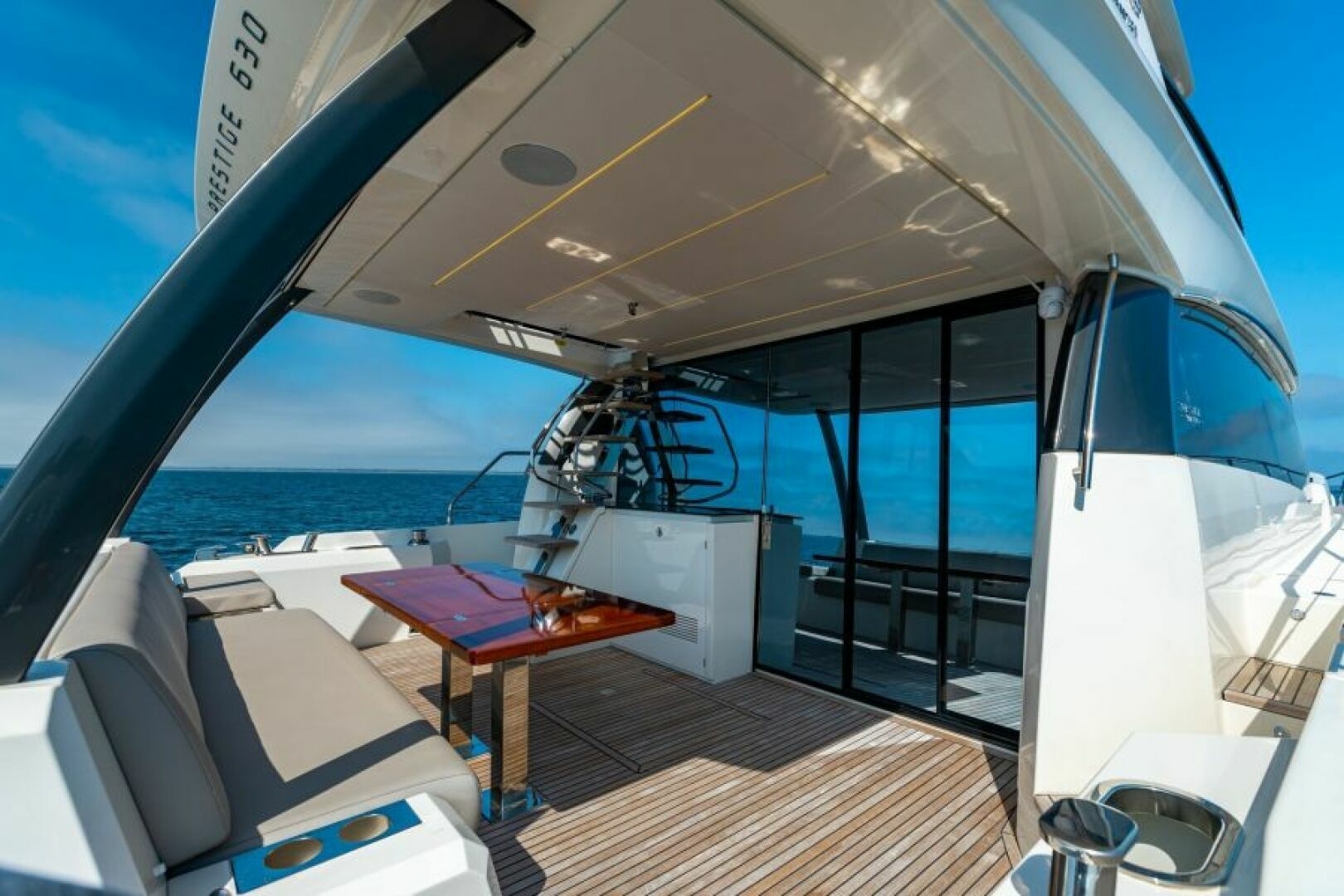 Prestige-630 Flybridge 2020-Truly Blessed Destin (Baytown Marina)-Florida-United States-2020 Prestige 630 FB  Aft Deck-6274118 | Thumbnail