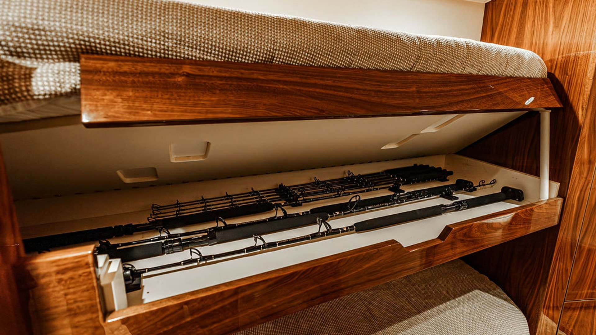 Viking-80 Skybridge 2019-PARTY OF FIVE San Diego-California-United States-2019 Viking 80 Skybridge PARTY OF FIVE  Angler-Focused Guest Cabin with Integrated Rod Storage & Premium Comfort-6802025 | Thumbnail