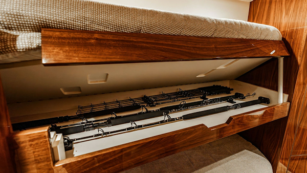 Viking-80 Skybridge 2019-PARTY OF FIVE San Diego-California-United States-2019 Viking 80 Skybridge PARTY OF FIVE  Angler-Focused Guest Cabin with Integrated Rod Storage & Premium Comfort-6802025