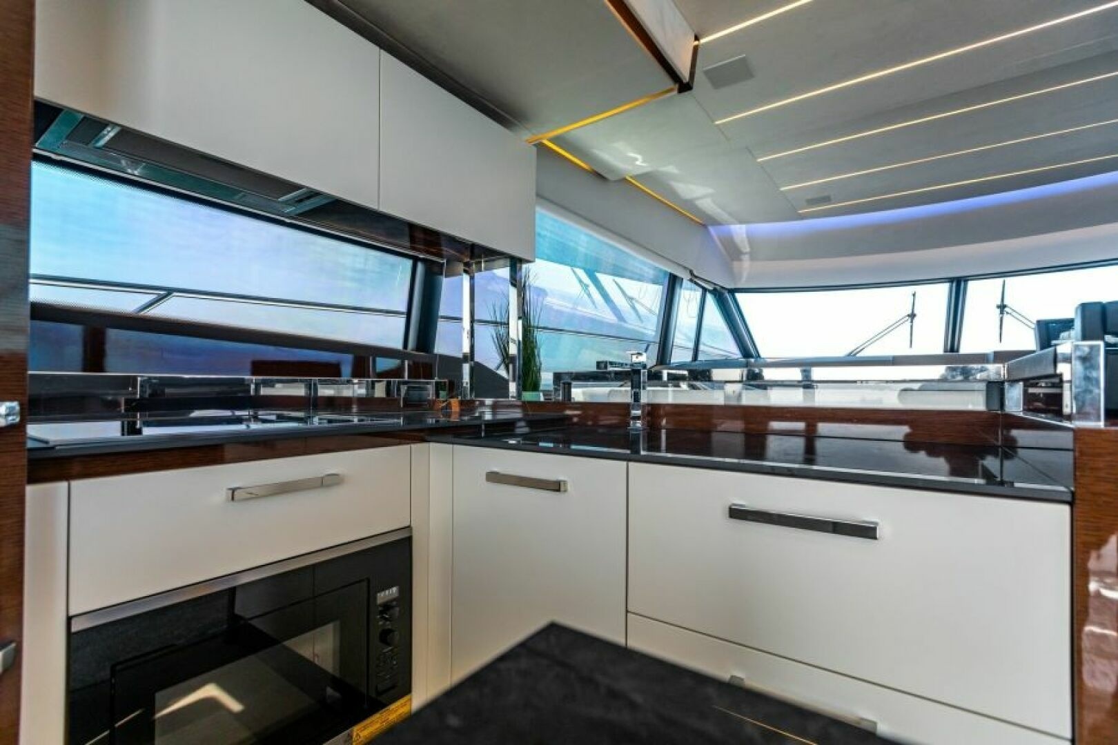 Prestige-630 Flybridge 2020-Truly Blessed Destin (Baytown Marina)-Florida-United States-2020 Prestige 630 FB  Galley 3-6274072 | Thumbnail