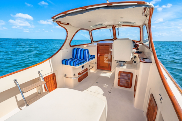 Hinckley-Picnic Boat 36 1998-Saddle Up Sarasota-Florida-United States-1998 36 Hinckley Picnic Boat Cockpit-6310474
