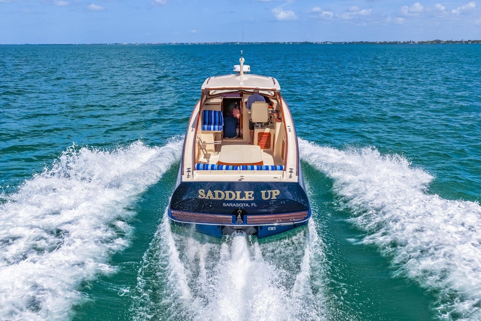 Hinckley-Picnic Boat 36 1998-Saddle Up Sarasota-Florida-United States-1998 36 Hinckley Picnic Boat Running Shot-6310516 | Thumbnail