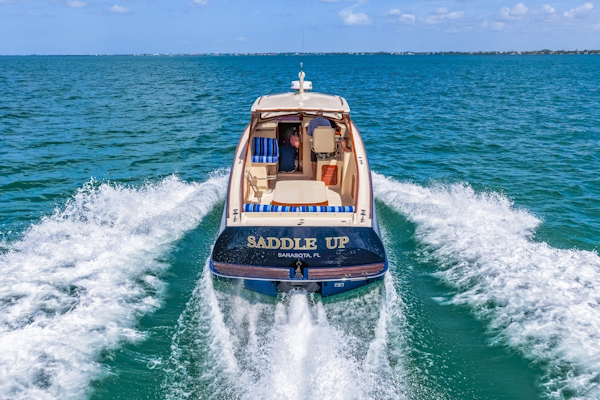 Hinckley-Picnic Boat 36 1998-Saddle Up Sarasota-Florida-United States-1998 36 Hinckley Picnic Boat Running Shot-6310516