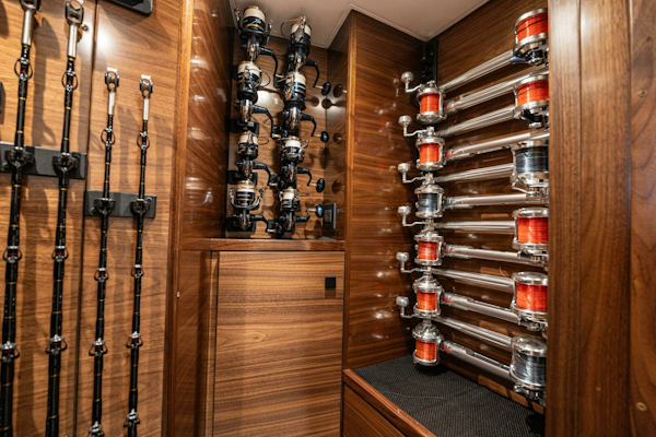 Viking-82 Convertible 2025-Boujie QUEPOS-Costa Rica-2025 82 Viking Convertible Boujie Tackle Room (1)-6811592