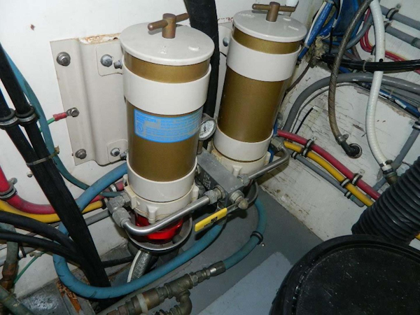 Hatteras-Motor Yacht 1989-Windfall Stuart-Florida-United States-Fuel Filters-910448