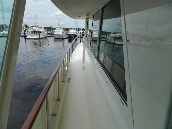 Hatteras-Motor Yacht 1989-Windfall Stuart-Florida-United States-Port Side Deck Fwd-910370