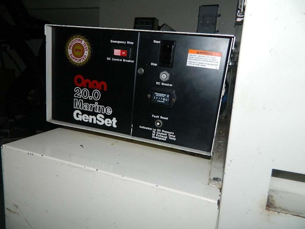 Hatteras-Motor Yacht 1989-Windfall Stuart-Florida-United States-Genset-910459