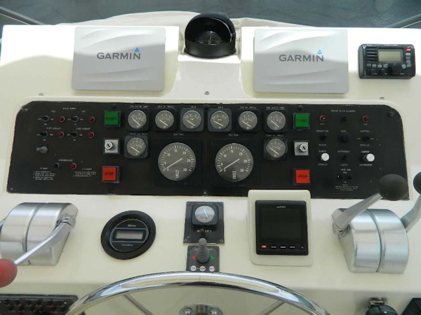 Hatteras-Motor Yacht 1989-Windfall Stuart-Florida-United States-Upper Helm Gauges-910387