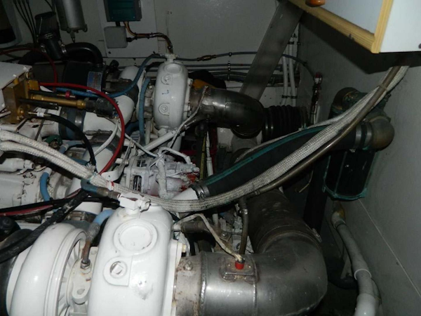 Hatteras-Motor Yacht 1989-Windfall Stuart-Florida-United States-Engine Room-910447