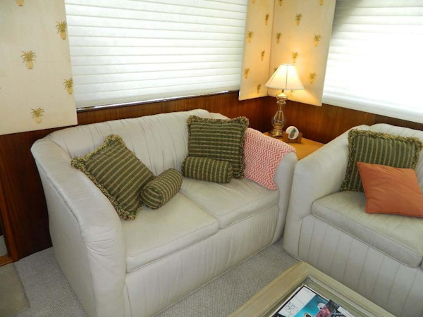 Hatteras-Motor Yacht 1989-Windfall Stuart-Florida-United States-Salon Port Aft-910403