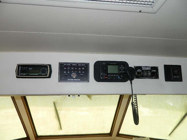 Hatteras-Motor Yacht 1989-Windfall Stuart-Florida-United States-Lower Helm Overhead Electronics-910416