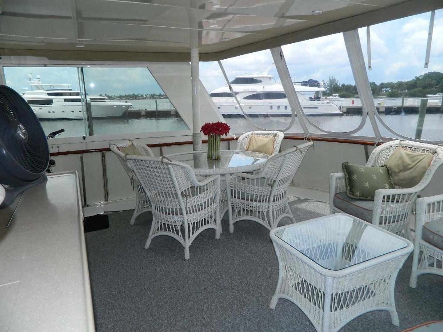 Hatteras-Motor Yacht 1989-Windfall Stuart-Florida-United States-Aft Deck-910377 | Thumbnail