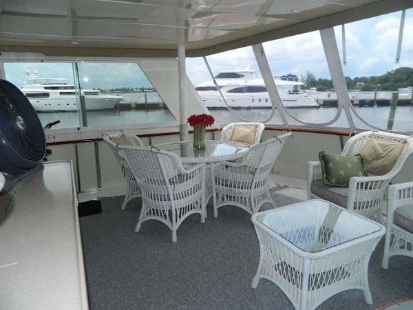 Hatteras-Motor Yacht 1989-Windfall Stuart-Florida-United States-Aft Deck-910377