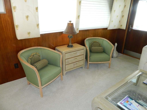 Hatteras-Motor Yacht 1989-Windfall Stuart-Florida-United States-Salon Stbd-910402