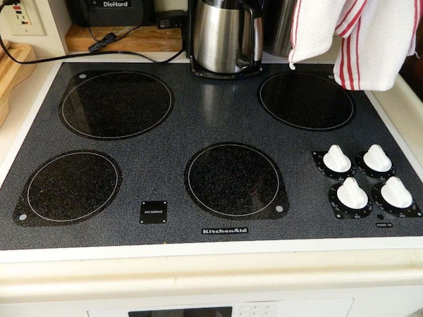 Hatteras-Motor Yacht 1989-Windfall Stuart-Florida-United States-Galley Stove-910410