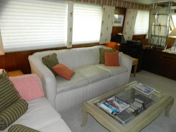 Hatteras-Motor Yacht 1989-Windfall Stuart-Florida-United States-Salon Stbd-910405