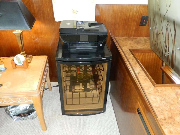Hatteras-Motor Yacht 1989-Windfall Stuart-Florida-United States-Salon Winebar-910400
