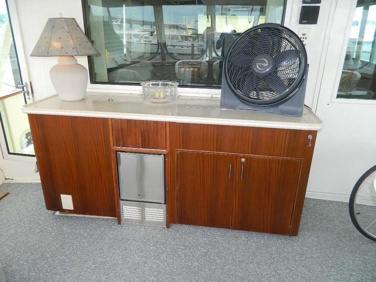 Hatteras-Motor Yacht 1989-Windfall Stuart-Florida-United States-Aft Deck Wetbar-910378 | Thumbnail