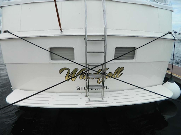 Hatteras-Motor Yacht 1989-Windfall Stuart-Florida-United States-Stern-910464