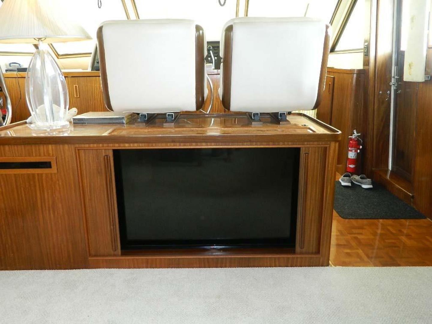 Hatteras-Motor Yacht 1989-Windfall Stuart-Florida-United States-Salon Entertainment Center-910399 | Thumbnail
