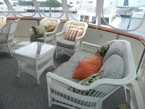 Hatteras-Motor Yacht 1989-Windfall Stuart-Florida-United States-Aft Deck-910373