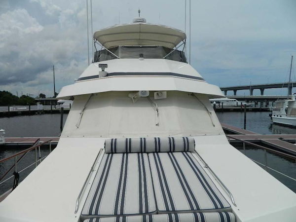 Hatteras-Motor Yacht 1989-Windfall Stuart-Florida-United States-Looking Aft-910361