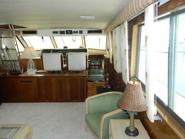 Hatteras-Motor Yacht 1989-Windfall Stuart-Florida-United States-Salon Fwd-910404