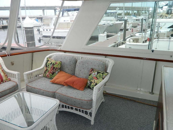Hatteras-Motor Yacht 1989-Windfall Stuart-Florida-United States-Aft Deck Port-910375