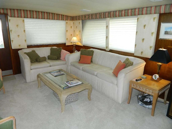 Hatteras-Motor Yacht 1989-Windfall Stuart-Florida-United States-Salon Port-910397