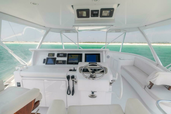 Hatteras-60 Convertible 2008-Fallline Panama City Beach-Florida-United States-2008 Hatteras 60 Convertible  Helm 3-6279749