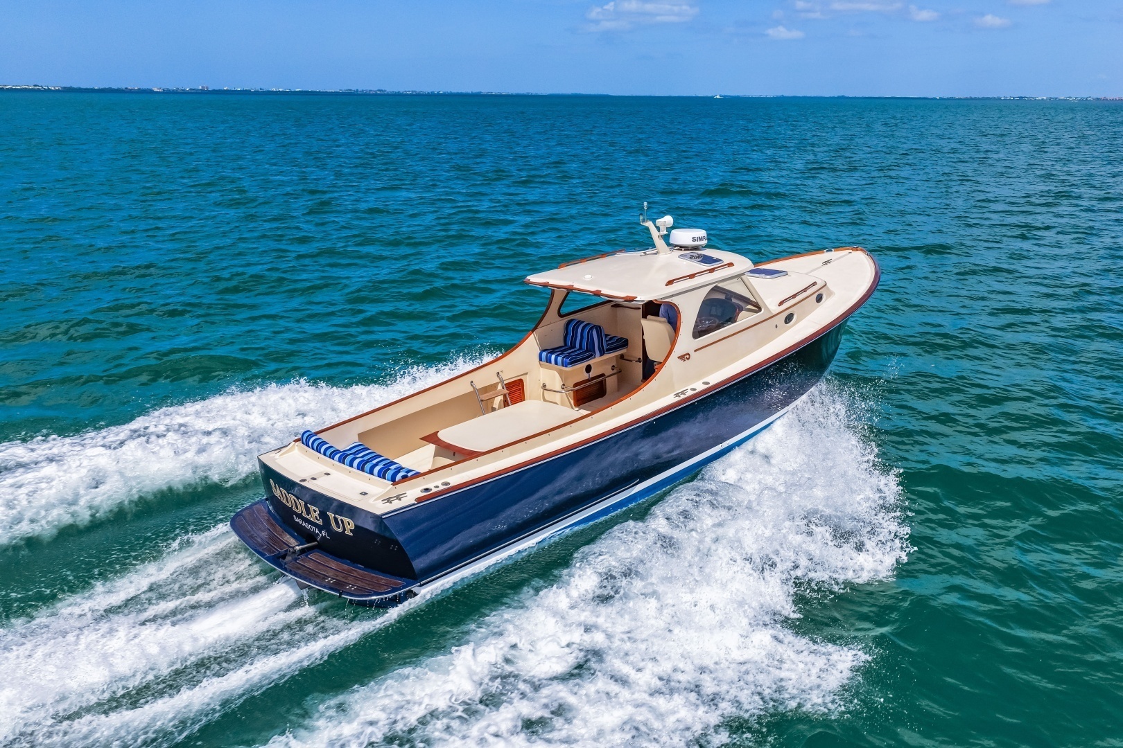 Hinckley-Picnic Boat 36 1998-Saddle Up Sarasota-Florida-United States-1998 36 Hinckley Picnic Boat Running Shot-6310532 | Thumbnail