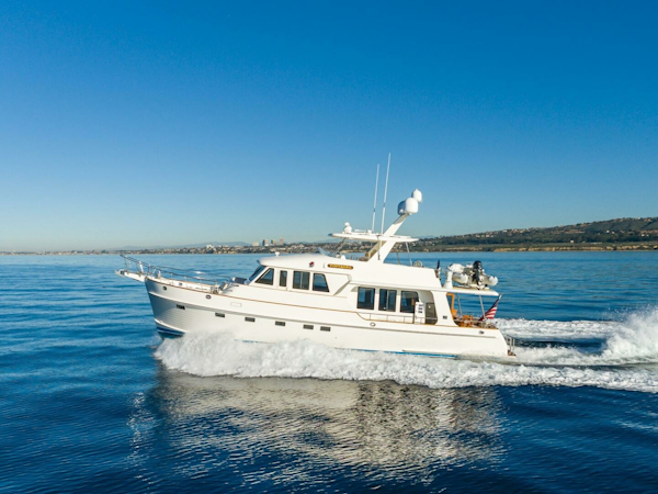 Grand Banks-59 Aleutian RP 2008-TINTAGEL Long Beach-California-United States-2008 Grand Banks 59 Aleutian RP TINTAGEL: Port Side View Underway-6921090