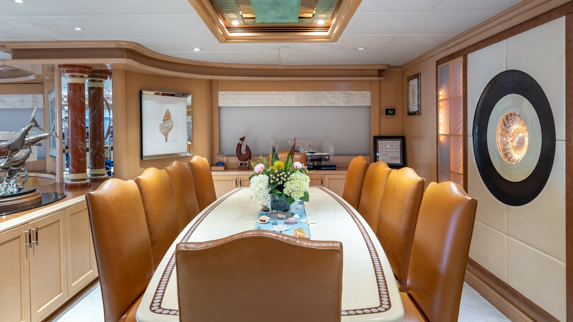 Trinity Yachts-144  1998-BAD COMPANY Fort Lauderdale-Florida-United States-1998 Trinity Yachts Sport Fisherman  BAD COMPANY: Elegant Dining Area-6803454 | Thumbnail
