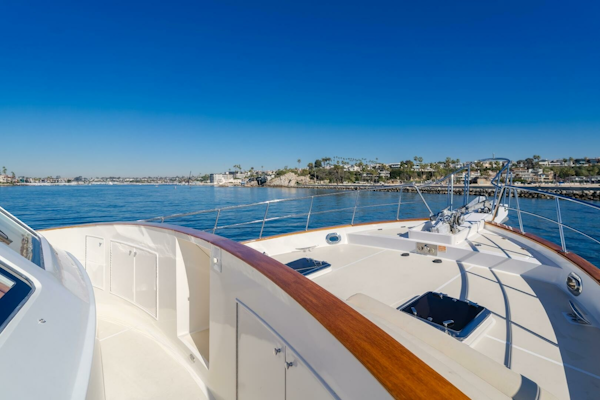 Grand Banks-59 Aleutian RP 2008-TINTAGEL Long Beach-California-United States-Spacious Foredeck with Teak Trim-6921143