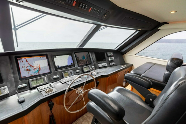 Viking-74 Enclosed Bridge 2006-KICKBACK Seattle-Washington-United States-2006 Viking 74 Convertible  KICKBACK-6169637