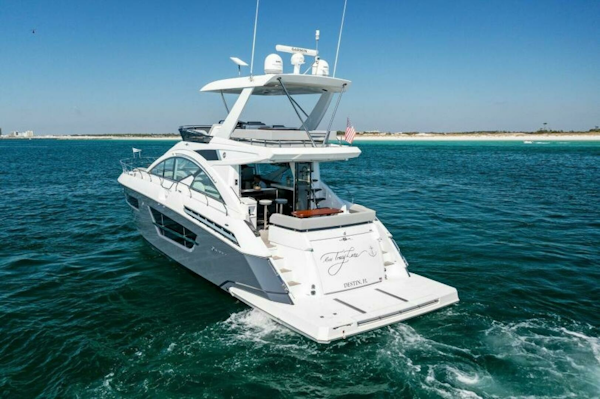 Cruisers Yachts-60 Cantius Fly 2023-Miss Tracy Lane Destin-Florida-United States-2023 Cruisers Yachts 60 Cantius Fly Transom-6800227