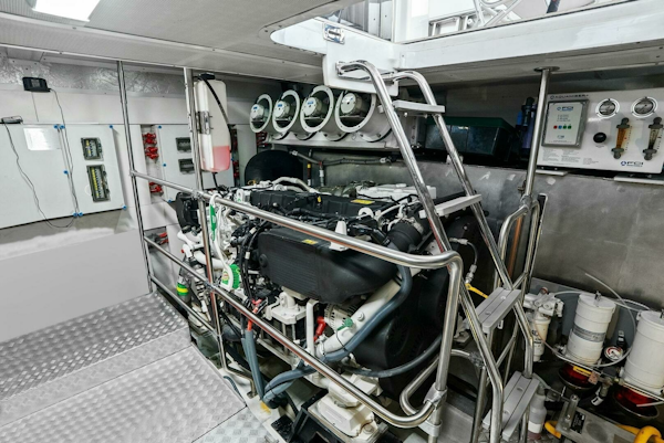 Sirena-64-MY 2021-Destin-E Fort Myers-Florida-United States-2021 Sirena 64 DESTIN-E Engine Room-6800151