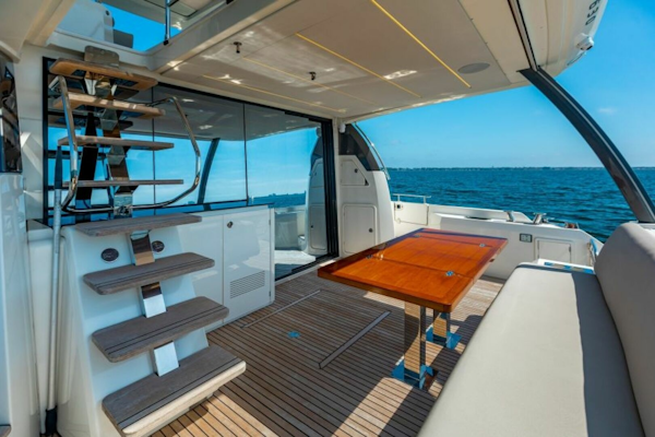 Prestige-630 Flybridge 2020-Truly Blessed Destin (Baytown Marina)-Florida-United States-2020 Prestige 630 FB  Aft Deck 1-6274119